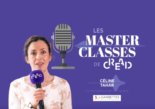 Actu CREAD : Masterclass CREAD : Céline Tahar, Co-fondatrice de la marque Les Gambettes