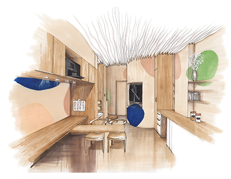 Projet Architecture Intérieure Rénovation intérieure d'un appartement pour une location AirBnB - Liliana NIELOUD - Diplômée CREAD CREAD