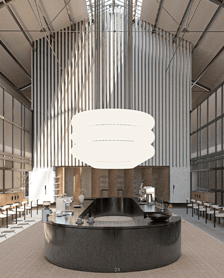 Projet Architecture Intérieure LA RUE : TRANSFORMATION D'UNE ANCIENNE HALLE OUVRIÈRE EN ILÔT DE VIE ORIGINAL - KIARA RICHER / CAMILLE LAUMOND / LISANDRA PENTENERO / CLOÉ DELUERMOZ CREAD