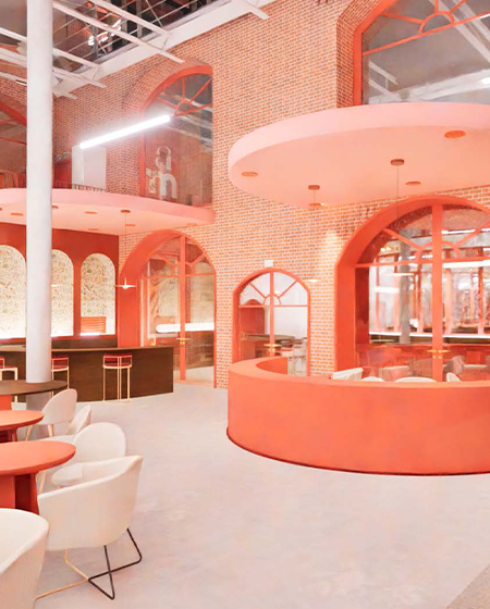 Projet Architecture Intérieure L'ATELIER MASUREL : RÉHABILITATION D'UNE ANCIENNE FRICHE INDUSTRIELLE - LÉONIE ZOUDE CREAD