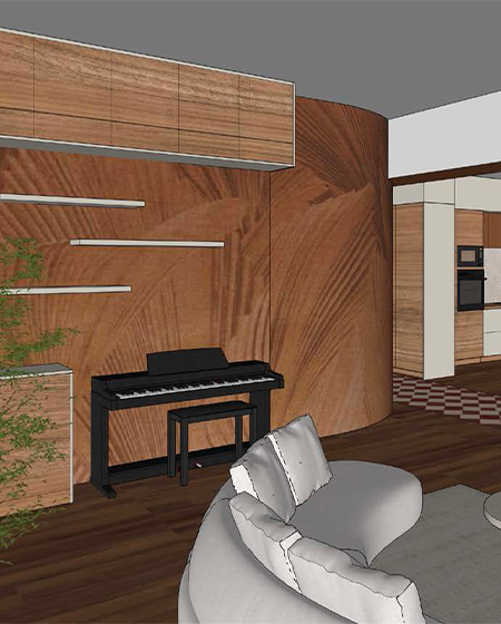 Projet Architecture Intérieure RÉNOVATION D'UN APPARTEMENT EN CONSERVANT LE CACHET DE L'ANCIEN - Margaux PELTIER CREAD