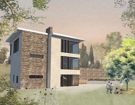 Projet Architecture Intérieure RÉNOVATION ET SURÉLÉVATION D'UNE MAISON DANS LE LUBERON - JULIE BURNET CREAD