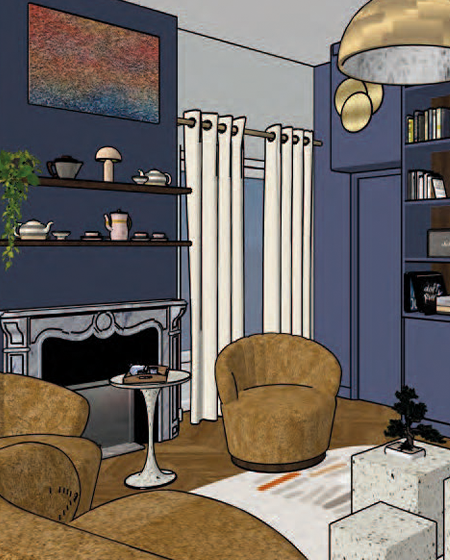 Projet Architecture Intérieure RÉNOVATION COMPLÈTE D'UN APPARTEMENT DE 115M² - Sébastien FERNANDEZ CREAD
