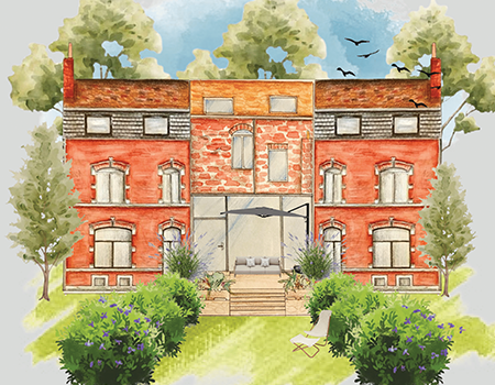 Projet Architecture Intérieure RÉNOVATION D'UNE MAISON DE 1930 ET DE SON EXTÉRIEUR - LOLA SOBASZEK CREAD