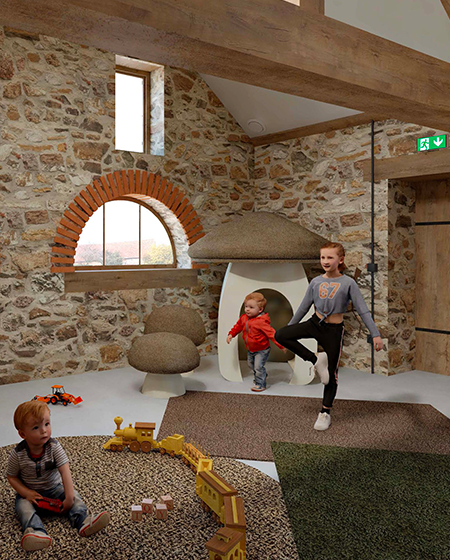 Projet Architecture Intérieure RÉNOVATION D'UN CORPS DE FERME EN CONSERVANT LE CHARME DE L'ANCIEN - Alicia DEVAUD CREAD