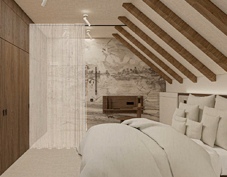 Projet Architecture Intérieure TRANSFORMATION D'UN HÔTEL PARTICULIER EN REFUGE DE SÉRÉNITÉ ET D'ÉLÉGANCE - CAMILLE LAUMOND CREAD