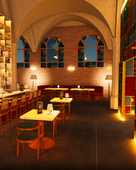 Projet Architecture Intérieure Le Cam : une église où l'histoire rencontre l'expérience - Jeanne GODFROY CREAD