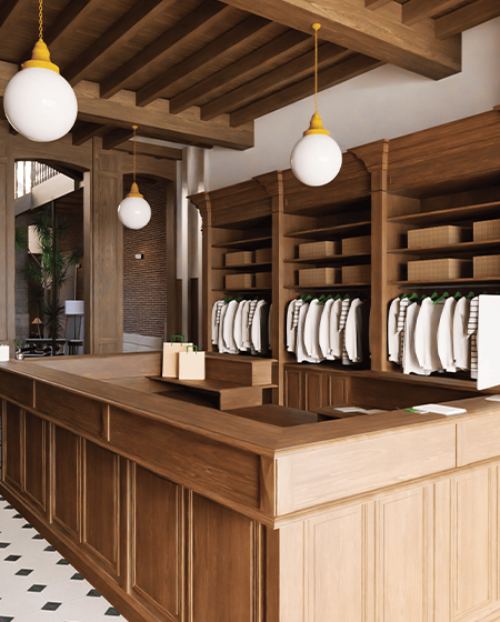 Projet Architecture Intérieure CRÉATION D'UN MAGASIN DE MODE VINTAGE - OSMAN CHAMI CREAD