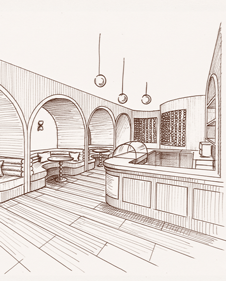 Projet Architecture Intérieure « Au cœur des pages » : Une librairie-café spécialisée dans la New Romance - ÉVA DAMIETTE CREAD