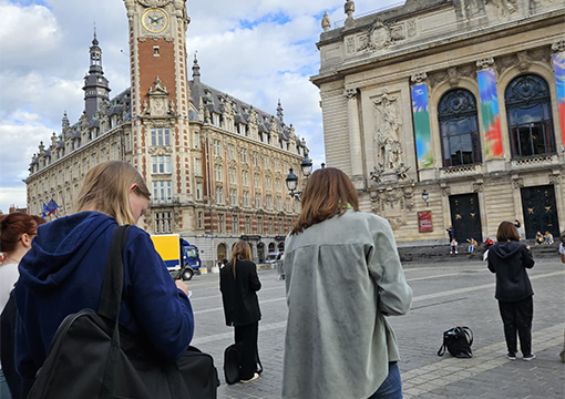 CREAD Lille : croquis des étudiants à Flandres